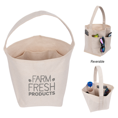 Garden 10 Oz. Cotton Canvas Tote Bag