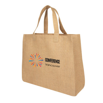 Juliet Jute Tote Bag