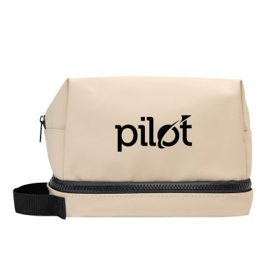 Hudson rPET Leatherette Cosmetic Bag
