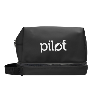 Hudson rPET Leatherette Cosmetic Bag