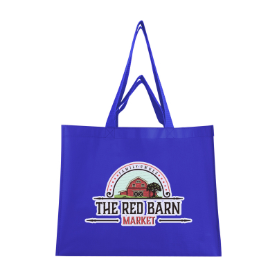 Matte Laminated Recycled Non-Woven Dual Handle Shopper Tote Bag