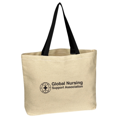 Natural 10 Oz. Cotton Canvas Tote Bag