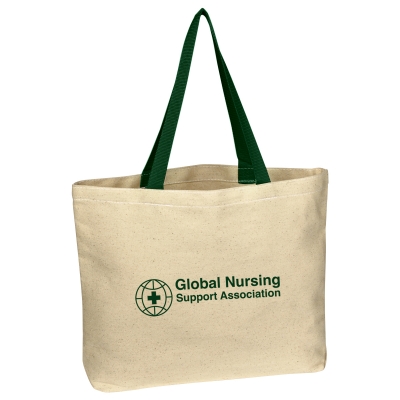 Natural 10 Oz. Cotton Canvas Tote Bag