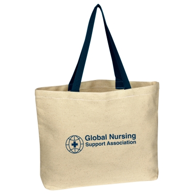 Natural 10 Oz. Cotton Canvas Tote Bag