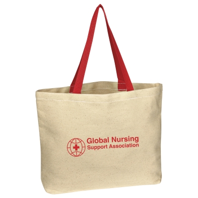 Natural 10 Oz. Cotton Canvas Tote Bag