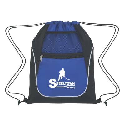Drawstring Sports Pack With Dual Pockets