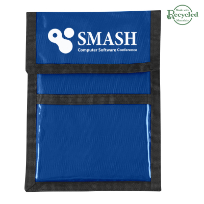 rPET Neck Wallet Badge Holder