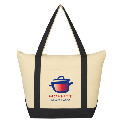 Folksy 12 Oz. Cotton Tote Bag