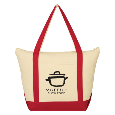 Folksy 12 Oz. Cotton Tote Bag