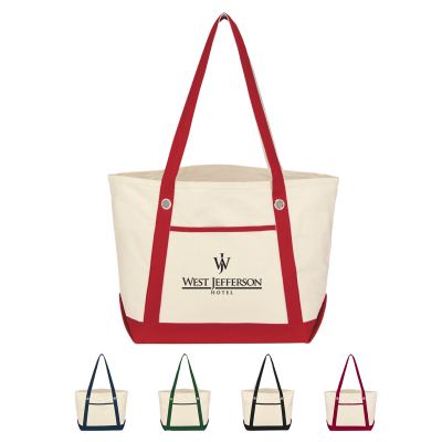 Medium 12 Oz. Cotton Canvas Sailing Tote Bag