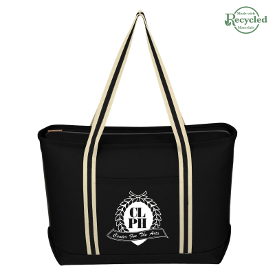 Large Cotton 24 Oz. Canvas Admiral Tote Bag