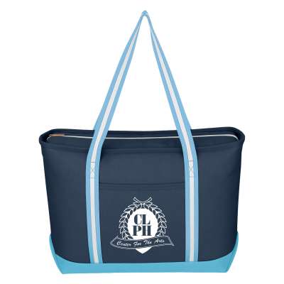 Large Cotton 24 Oz. Canvas Admiral Tote Bag