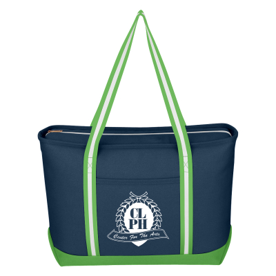 Large Cotton 24 Oz. Canvas Admiral Tote Bag