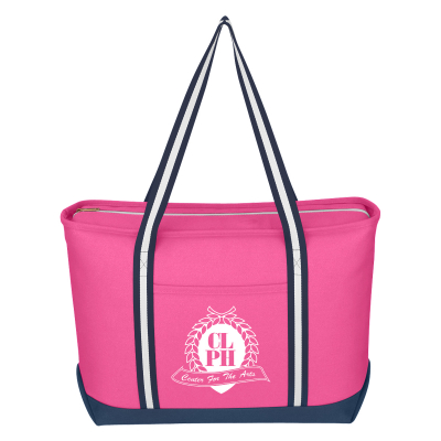 Large Cotton 24 Oz. Canvas Admiral Tote Bag