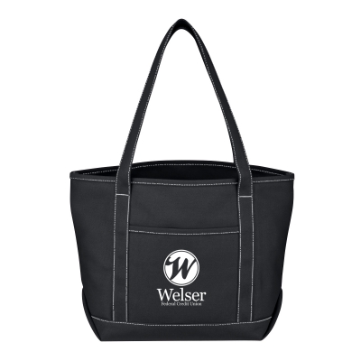Medium 24 Oz. Cotton Canvas Yacht Tote Bag