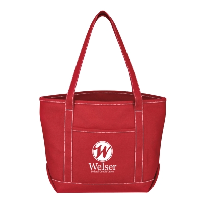 Medium 24 Oz. Cotton Canvas Yacht Tote Bag