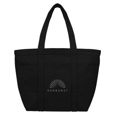 Aware™ 8 oz. 20 Can Recycled Cotton Cooler Tote Bag