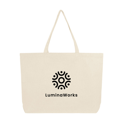 Aware™ 9 oz. Recycled Cotton Shopper Tote Bag