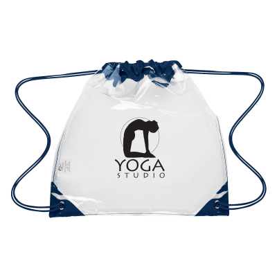 Touchdown Clear EVA Drawstring Backpack