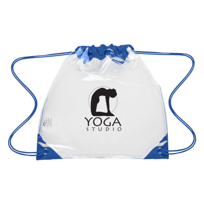 Touchdown Clear EVA Drawstring Backpack