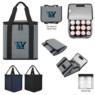 Flip ’N Chill rPET 24 Can Foldable Cooler Bag