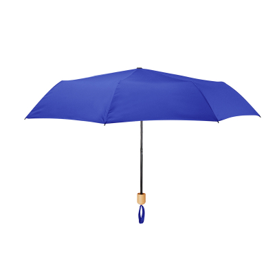 41" Arc Umbrella With 100% RPET Canopy & Bamboo Handle