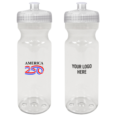 America250™ 28 Oz. Poly-Clear™ Fitness Bottle