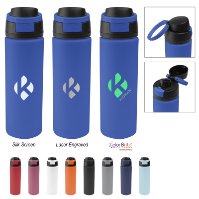 24 Oz. Pop Sip Recycled Stainless Steel Bottle