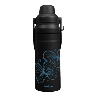 24 Oz. Summit Sip Recycled Stainless Steel Bottle With Easy Carry Handle
