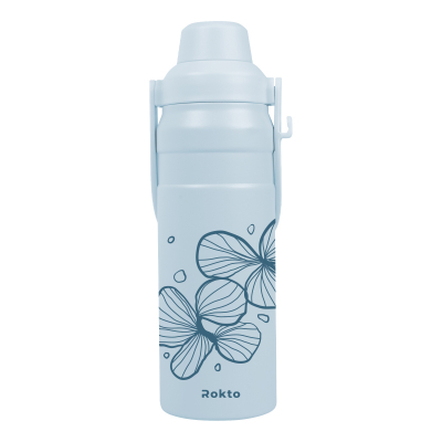 24 Oz. Summit Sip Recycled Stainless Steel Bottle With Easy Carry Handle