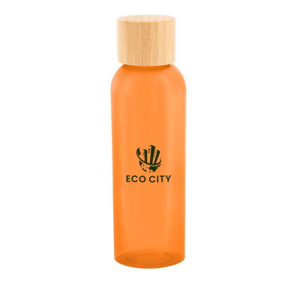 20 Oz. Kelly rPET Bottle With Bamboo Lid