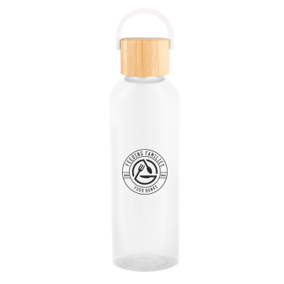 20 Oz. Ally rPET Bottle With Bamboo Lid And Easy Carry Handle