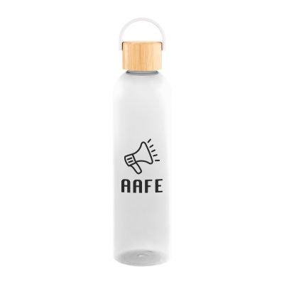32 Oz. Jeffrey rPET Bottle With Bamboo Lid And Easy Carry Handle