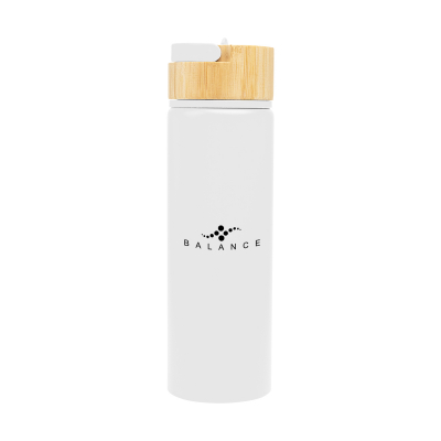 27 Oz. Ellis Recycled Aluminum Bottle With Bamboo Lid