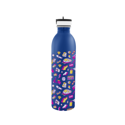 24 Oz. Full Color Stainless Steel Newcastle Bottle