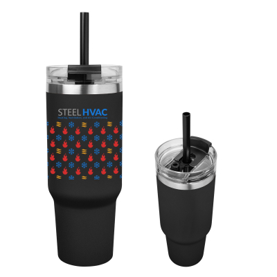 40 Oz. Full Color Naomi Intrepid Recycled Stainless Steel Tumbler