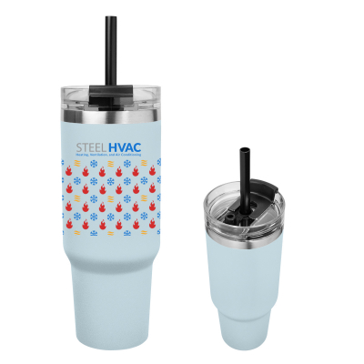 40 Oz. Full Color Naomi Intrepid Recycled Stainless Steel Tumbler