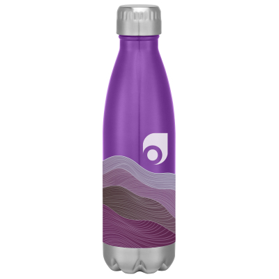 16 Oz. Full Color Swiggy Stainless Steel Bottle