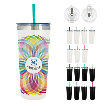 24 Oz. Full Color Colma Basics Tumbler