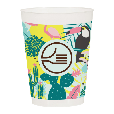 16 Oz. Full Color Frost Flex Stadium Cup