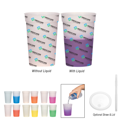16 Oz. Full Color Mood Stadium Cup