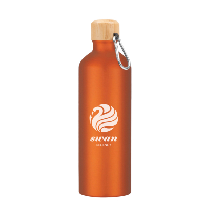 25 Oz. Aluminum Tundra Bike Bottle With Bamboo Lid