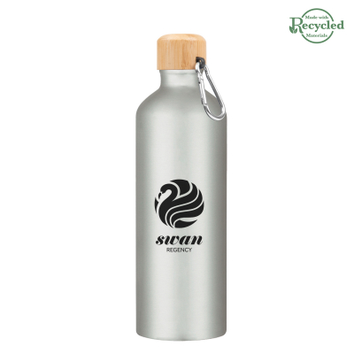25 Oz. Aluminum Tundra Bike Bottle With Bamboo Lid