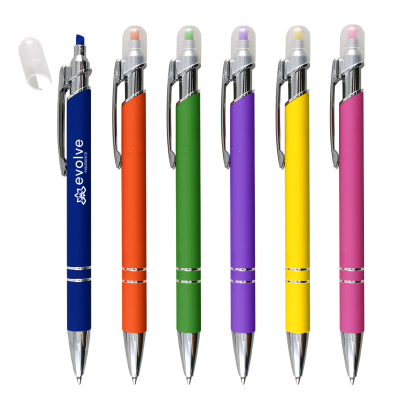 Mia Incline Pen With Highlighter