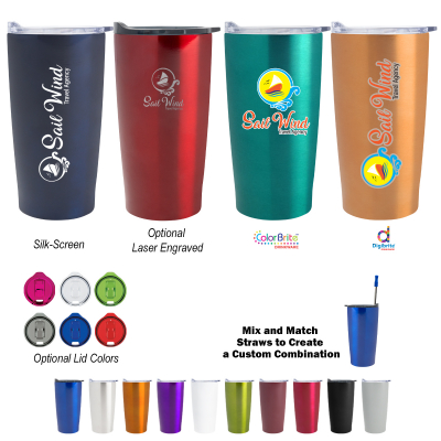 20 Oz. Hot and Cold Yeti Style Logo  Double Wall Tumbler