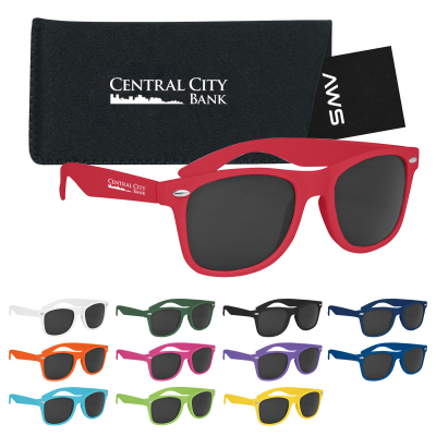 AWS Velvet Touch Malibu Sunglasses With Pouch