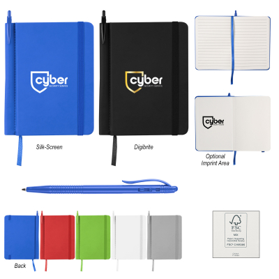 Billie Recycled Jotter with Pen