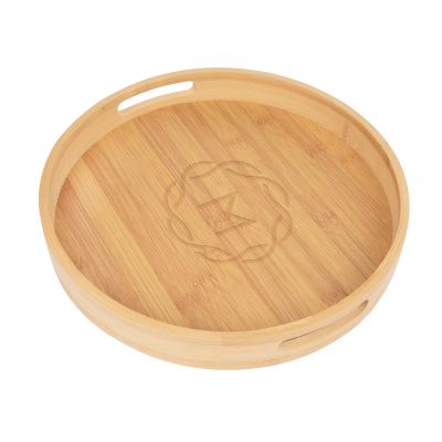 Bamboo Serving Tray With Handles