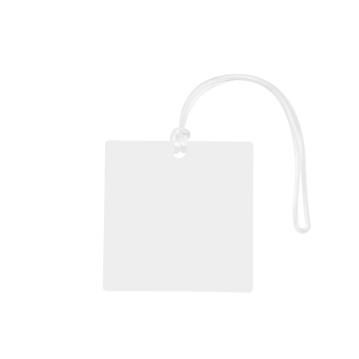Acrylic Luggage Tag - 4" Square