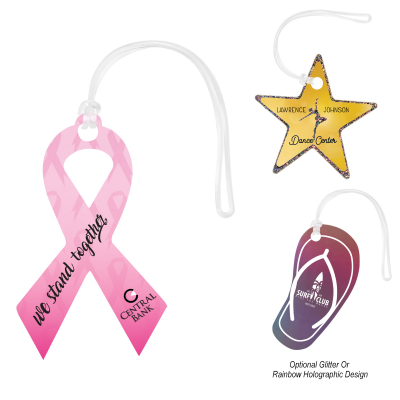 Acrylic Luggage Tag - Custom Shapes 9"